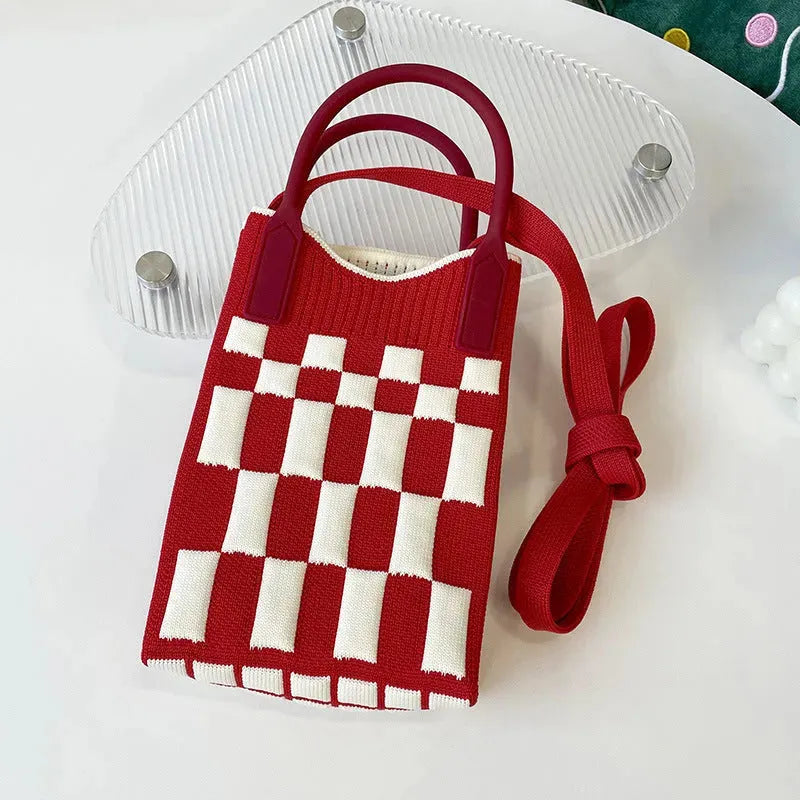Love Mini Knit Shoulder Crossbody Bag - Bella Enchanté